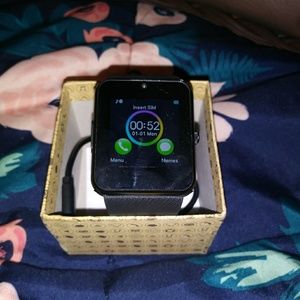Black smart watch